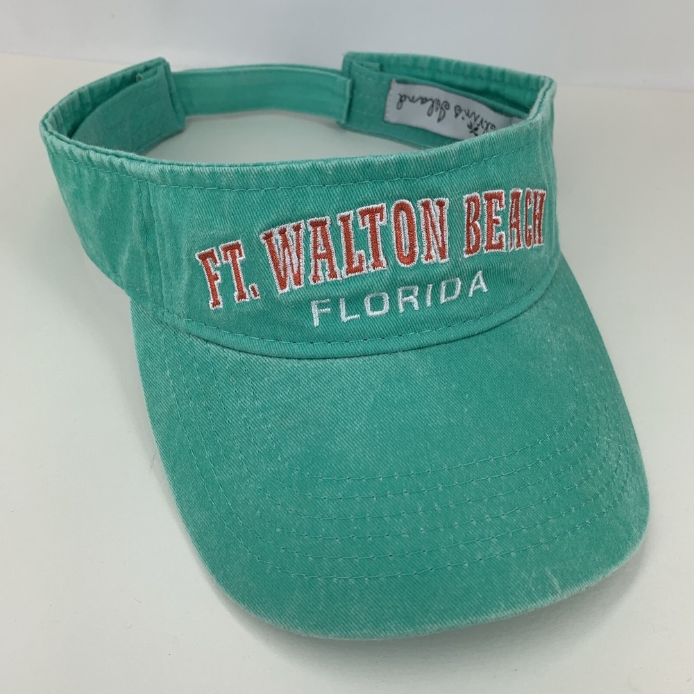 Ft. Walton Beach Florida Visor Hat Cap Adjustable OSFM Alvin's Island